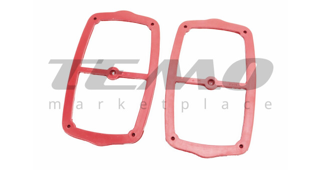 Прокладка кришки клапанів МТ к-кт 2 шт червона - фото 1