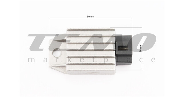 Реле-регулятор напряжения (контакты квадрат) - фото 2