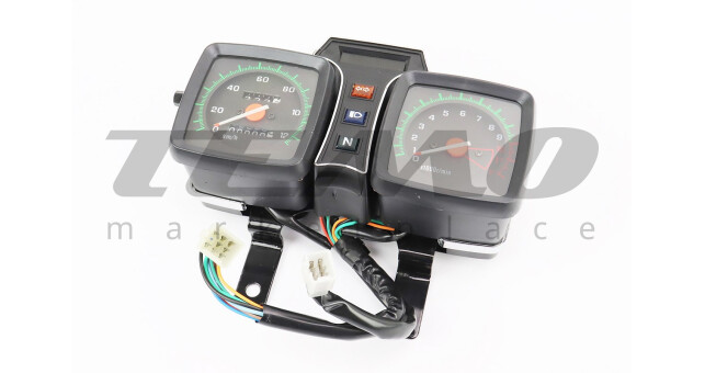 Спидометр в сборе "КВАДРАТ" (тахометр электронный) - фото 1