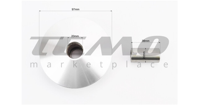 Вариатор передний DONGXIN Suzuki AD110 + втулка - фото 3