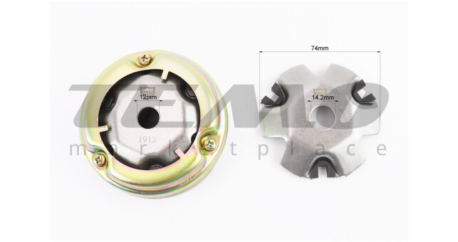 Вариатор передний JWBP Honda DIO50 AF18/27 + втулка - фото 4