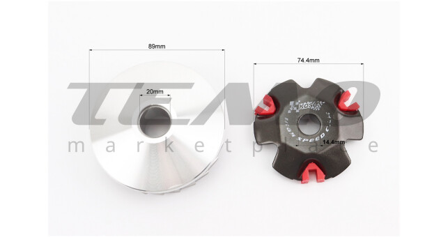 Варіатор передній KOSO Honda DIO50 AF27 TUNING - фото 3