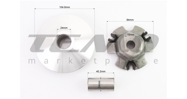 Варіатор передній Honda LEAD90 + втулка - фото 3