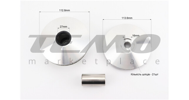 Вариатор передний HAORUN Honda CH125 + крыльчатка - фото 3