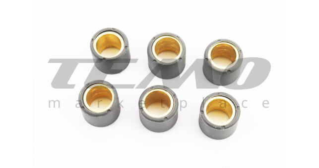 Ролики вариатора Piaggio X9 SM-TW 6шт 25x22.2 24г - фото 1