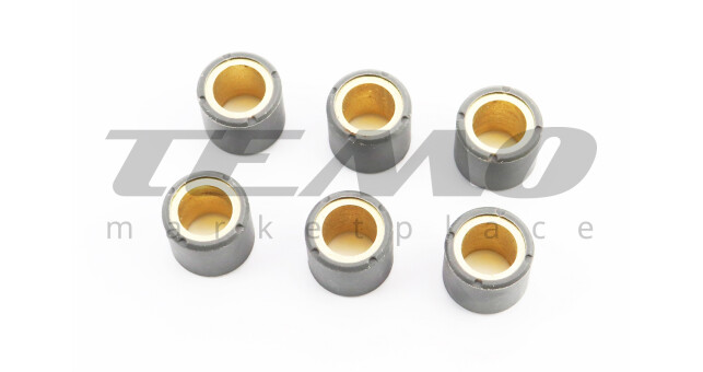 Ролики вариатора Piaggio X9 SM-TW 6шт 25x22.2 28г - фото 1