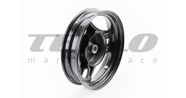 Диск колесный задний 10x2.15 Suzuki AD100 стальной чёрный - фото 2