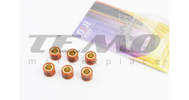 Ролики варіатора DLH 6шт Honda/GY6 16x13 8.5г TUNING - фото 1