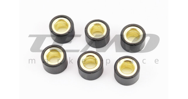 Ролики вариатора 6шт Suzuki 17x12 9г - фото 1