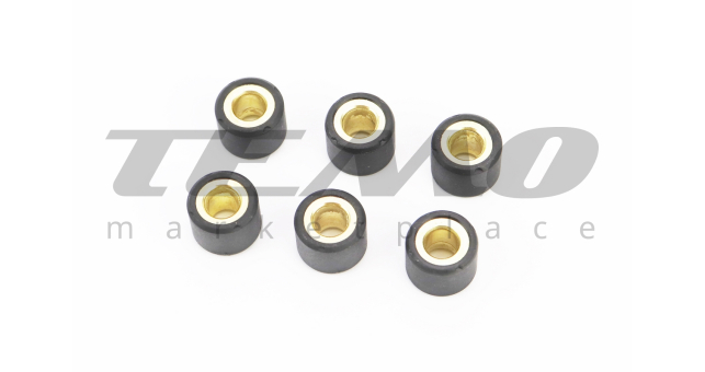 Ролики варіатора 6шт Yamaha 15x12 8г - фото 1