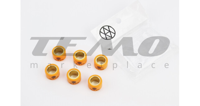 Ролики вариатора VLAND 6шт Yamaha 18x12 8г - фото 1