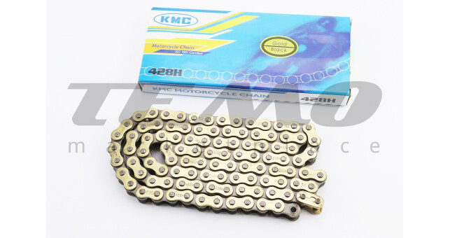 Ланцюг приводу колеса KMC DELTA 428H*104L GOLD оригінал - фото 1