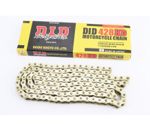 Цепь привода колеса D.I.D. DELTA 428H*136L GOLD есть DID на звене