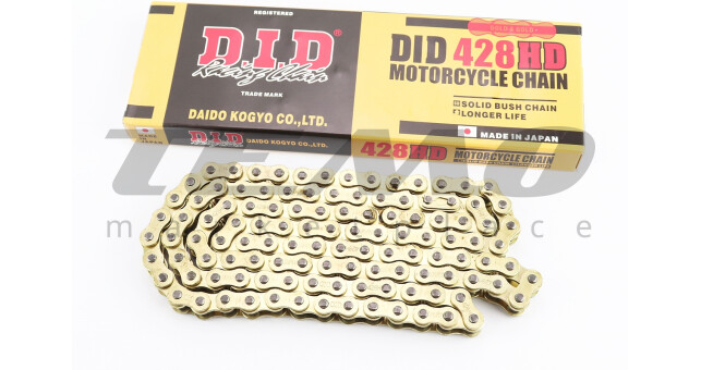 Ланцюг приводу колеса D.I.D. 428H*116L GOLD є DID на ланці - фото 1