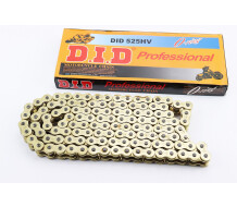 Цепь привода колеса D.I.D. 525HVO*120L GOLD с сальниками есть DID на звене