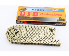 Цепь привода колеса D.I.D. 525HVO*120L GOLD с сальниками есть DID на звене