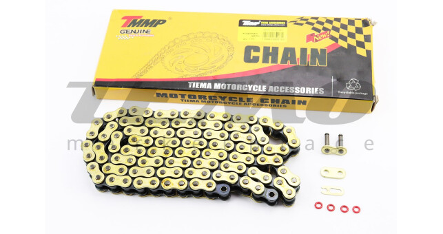Цепь привода колеса TMMP Минск 428HVO*112L GOLD с сальниками - фото 1
