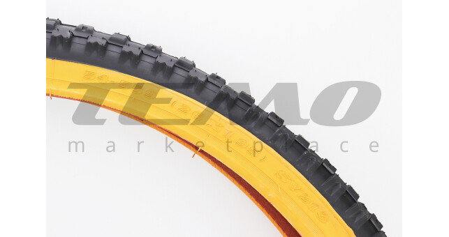 Велошина SRC SV213 26"x1.95 (54-559) шипована помаранчевий борт - фото 2