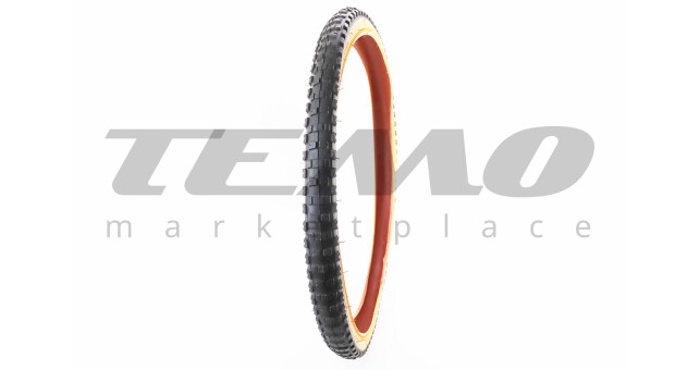 Велошина SRC SV213 26"x1.95 (54-559) шипована помаранчевий борт - фото 1