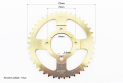 Зірки та ланцюг LIPAI DELTA 428-98L+41T+14T GOLD - фото 2