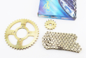 Зірки та ланцюг LIPAI DELTA 428-98L+41T+14T GOLD - фото 1