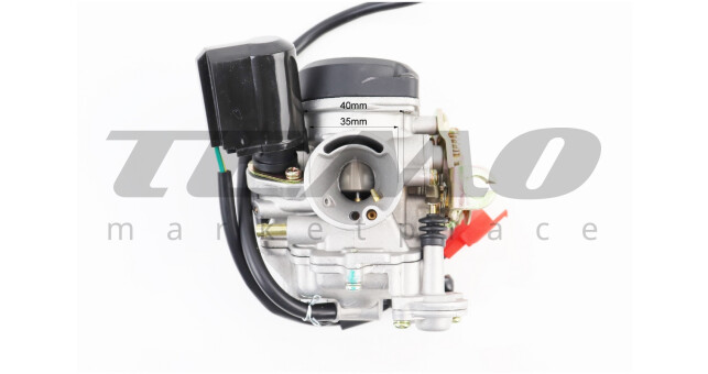 Карбюратор в зборі KNG пластикова кришка - фото 4