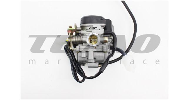 Карбюратор в сборе ZHENGHE 80cc пластиковая крышка - фото 3