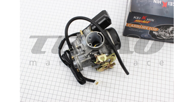 Карбюратор в зборі KEIHIN пластикова кришка (якісна копія) - фото 1