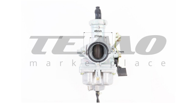 Карбюратор KEIHIN PZ27 CB/CG 150cc d-27 мм дроссель под трос (качественная копия) - фото 5