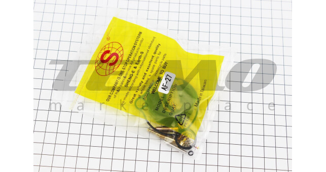 Ремонтный комплект карбюратора Honda DIO 50, 19 деталей+поплавок - фото 2