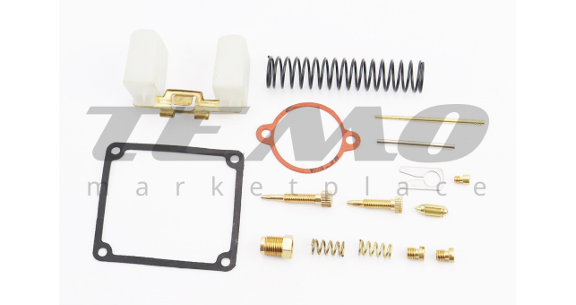 Ремонтный комплект карбюратора 12V, 14 деталей+поплавок - фото 1