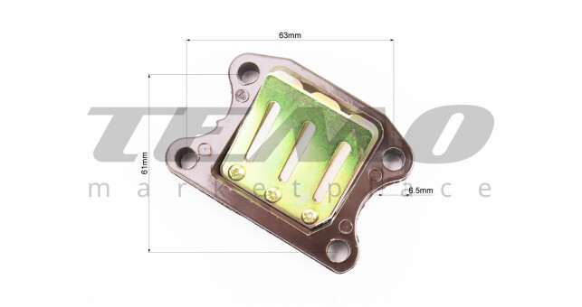 Клапан лепестковый карбюратора Honda DIO50 (корпус пластик) - фото 3