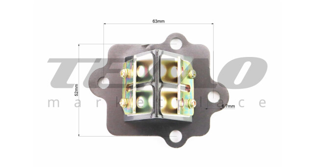 Клапан пелюстковий карбюратора Suzuki LETS - фото 3