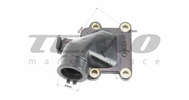 Патрубок карбюратора Yamaha 2JA - фото 3