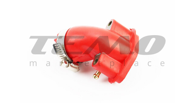 Патрубок карбюратора КРАСНЫЙ - фото 2