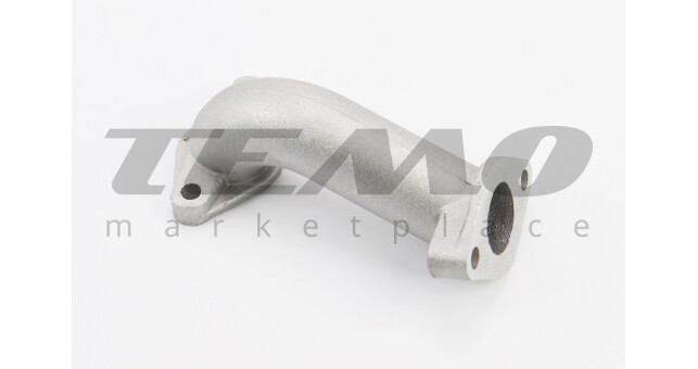 Патрубок карбюратора (алюміній), d - 22 мм, h - 120 мм - фото 1