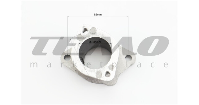 Патрубок карбюратора метал 200cc - фото 3