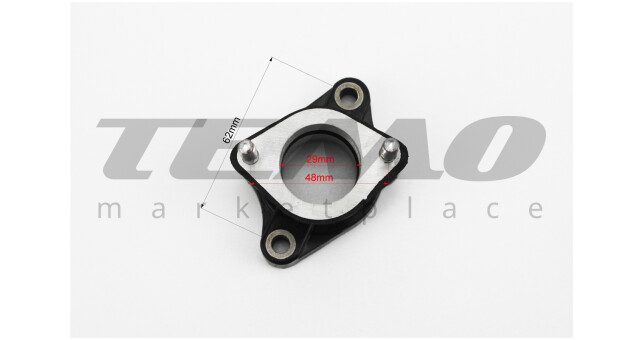 Патрубок карбюратора прогумований - фото 3