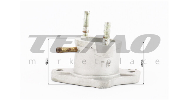 Kinlon JL150-70C Патрубок карбюратора (метал) - фото 5