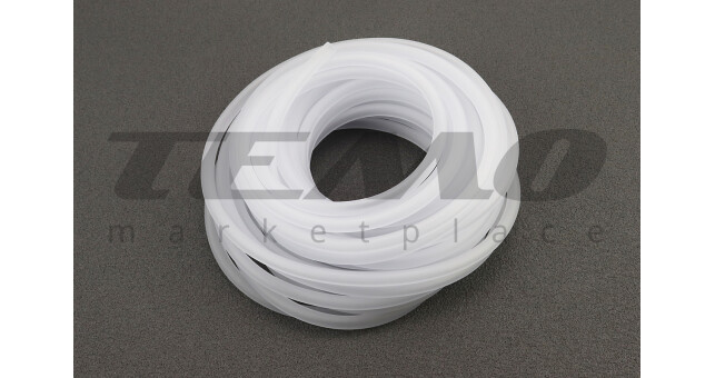 Шланг топливный 5x7 мм - 10метр., прозрачный "силикон" - фото 1