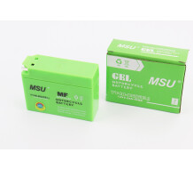 Мото акумулятор MSU 12 Вольт 2.3Ah YT4B-BS гелевий