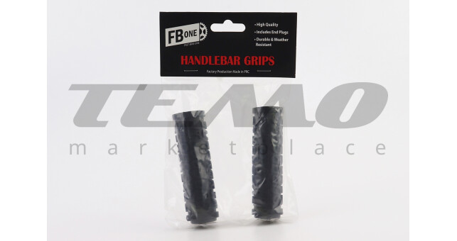 Ручки керма 100 мм, чорні PVC-111B - фото 2