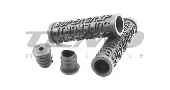 Ручки керма 100 мм, чорні PVC-111B - фото 1