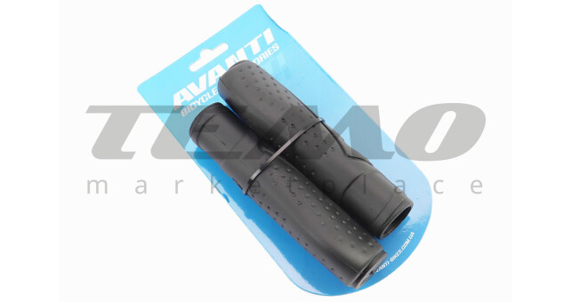 Ручки керма 130 мм, ергономічні, чорні GR-55 PVC - фото 2