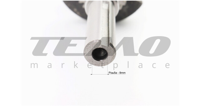 Коленвал 168F шейки d-30 мм h-80 мм L-255 мм под шпонку d-19 мм для двигателя GX-160-5.5л.с - фото 3