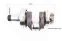 Коленвал TATA R195NM + подшипники запрессованный - фото 2