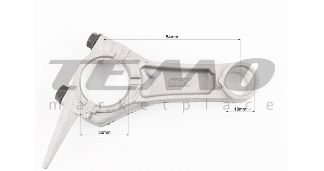 Шатун TATA 168F/170F d-30 мм d-18 мм STD - фото 2