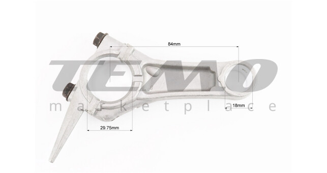 Шатун 168F/170F d-29.75 мм; d-18 мм + 0.25 мм - фото 2