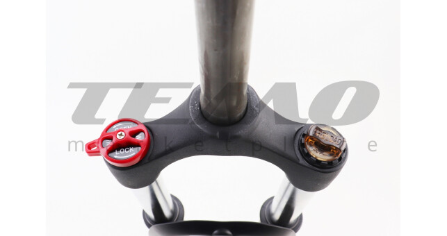 Вилка 26" амортизаційна, з різьбою 1" (25,4 мм), шток 190 мм, з ходом 80 мм, V/Disk-brake, M Lockout, чорна ES-246- MLO - фото 3