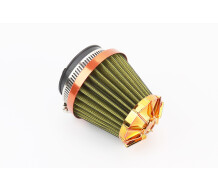 Фильтр воздушный нулевой 26/35/42/50 мм прямой Конус большой желтый